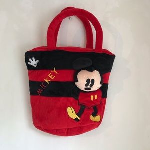Fleece Mickey Mouse Hand Purse